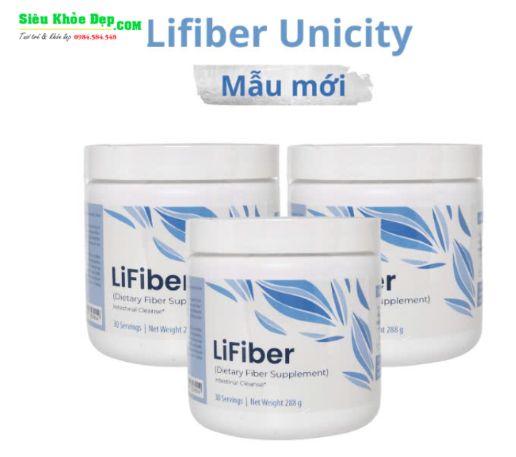 LiFiber Unicity bổ sung chất xơ tự nhiên giúp cải thiện sức khỏe đường tiêu hóa