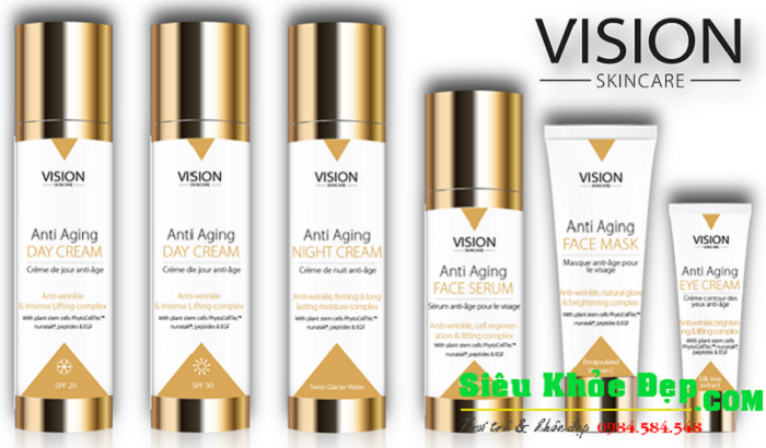 Bộ mỹ phẩm Vision Skincare 