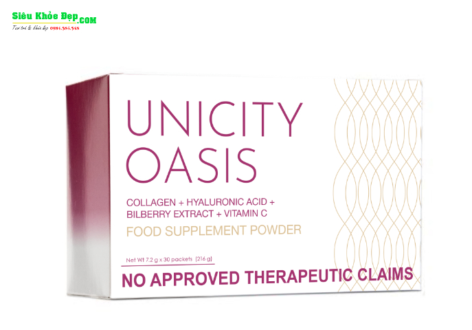 Oasis Unicity Bí quyết làm đẹp từ bên trong với collagen và vitamin C