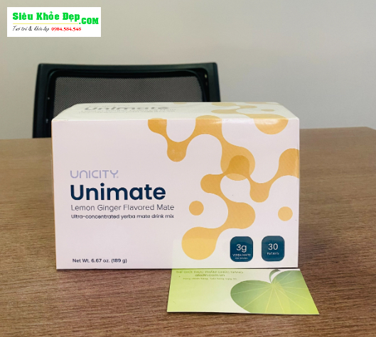 Unimate vị chanh gừng Unimate Lemon Ginger
