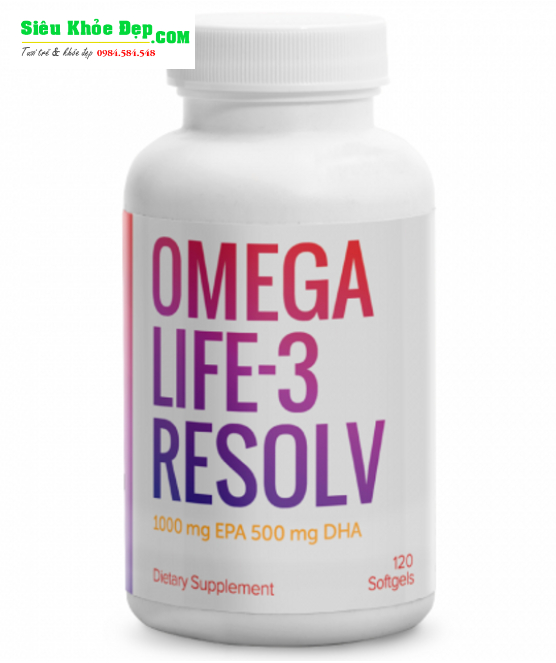 Omega Life 3 Resolv Unicity hỗ trợ cải thiện sức khỏe tim mạch mỗi ngày