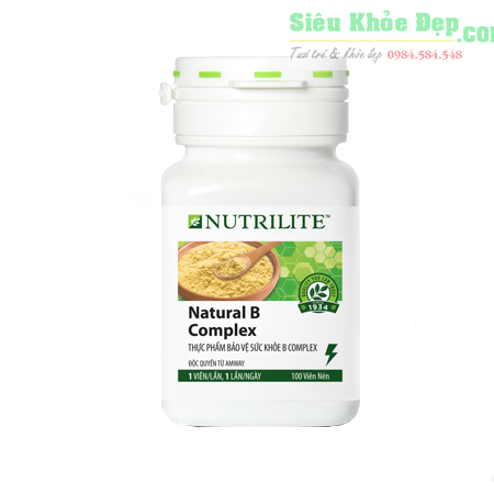 Thực phẩm bảo vệ sức khỏe B Complex Nutrilite (100 viên/lọ)