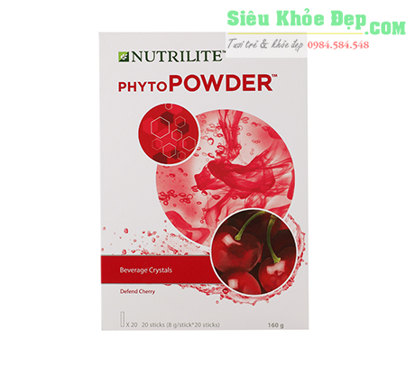 TPBS Bột uống tăng cường sức đề kháng PhytoPOWDER Nutrilite vị Cherry (hộp giấy)