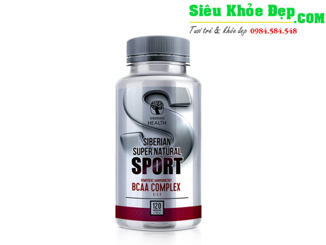 thực phẩm bảo vệ sức khỏe Siberian supernatural sport BCAA Complex