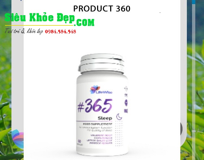 LifeWise 365 Sleep - Giúp ngủ sâu giấc