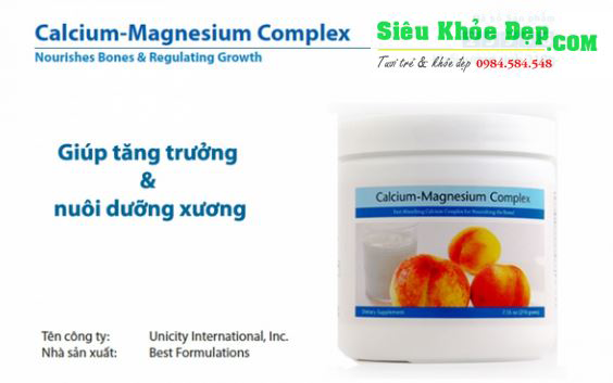 Thực phẩm bảo vệ sức khỏe HỖN HỢP CANXI – MAGIE Unicity