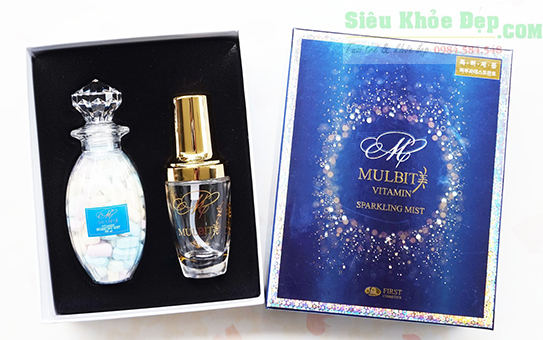 mulbit vitamin sparkling mist xịt khoáng đa năng Hàn Quốc