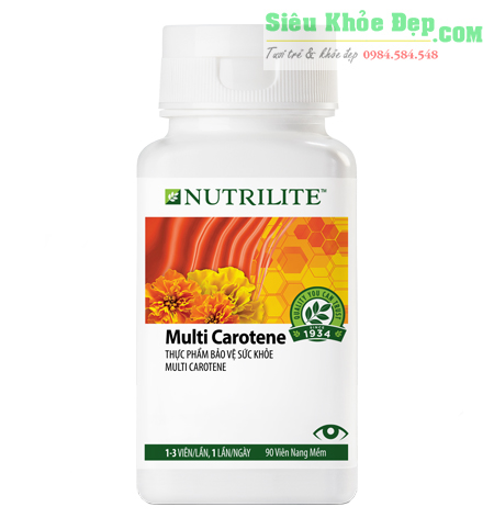 Thực phẩm bảo vệ sức khỏe Nutrilite Multi Carotene (90 viên/lọ)